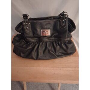 Womans Black Rosetti Handbag
